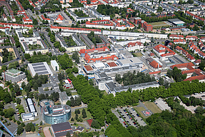 Luftaufnahme Campus Schillingallee
